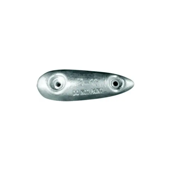 Martyr CMZ12AZ Tear Drop Zinc Hull Anode 3.62"L x 1.25"W x 1"H