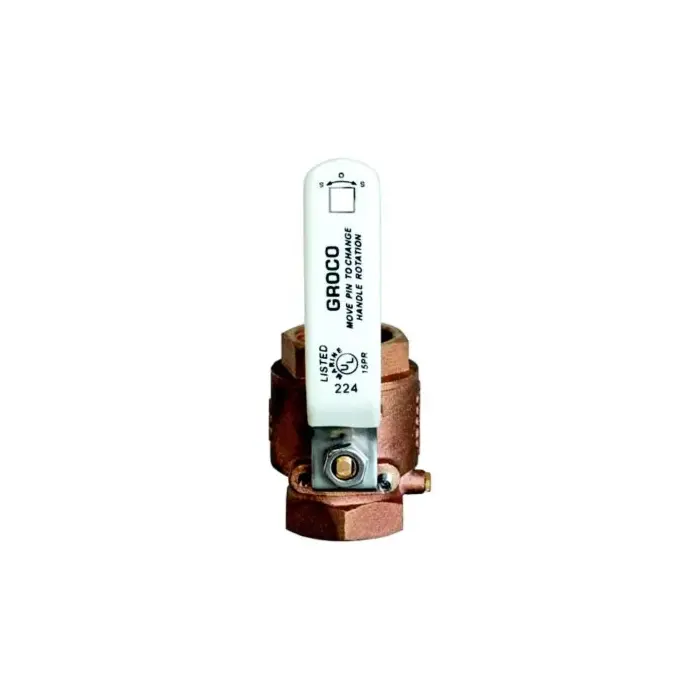 Groco IBV1500 Bronze Full-Flow In-Line Ball Valve