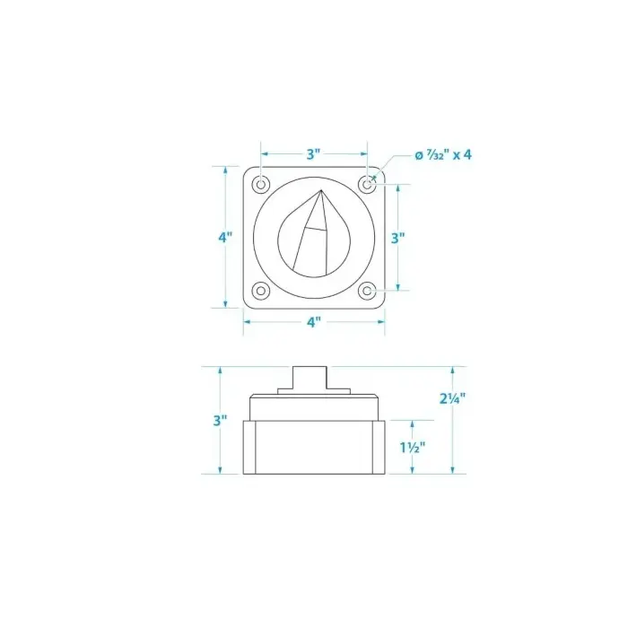 Seachoice Compact Main Battery Switch