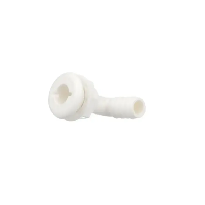 Seachoice 90 Degree Plastic Thru-Hull, One Nut Application, White