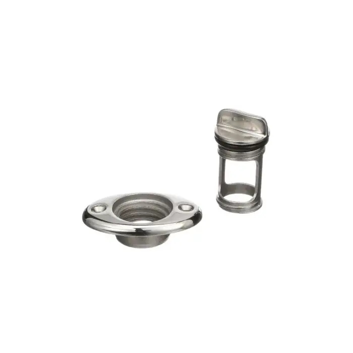 Seachoice 18661 Stainless Steel Garboard Drain and Plug