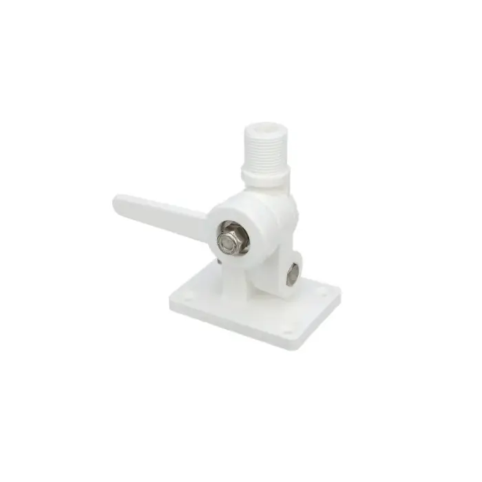 Seachoice 19501 Nylon Antenna Ratchet Mount, White