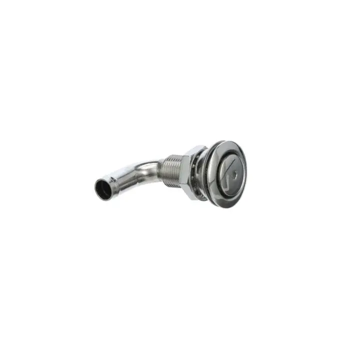 Seachoice 90 Degree Stainless Steel Flush Mount Fuel Vent for 5/8" Hose