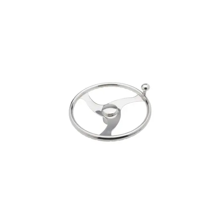 Seachoice 3 Spoke Stainless Steel Steering Wheel w/Turning Knob