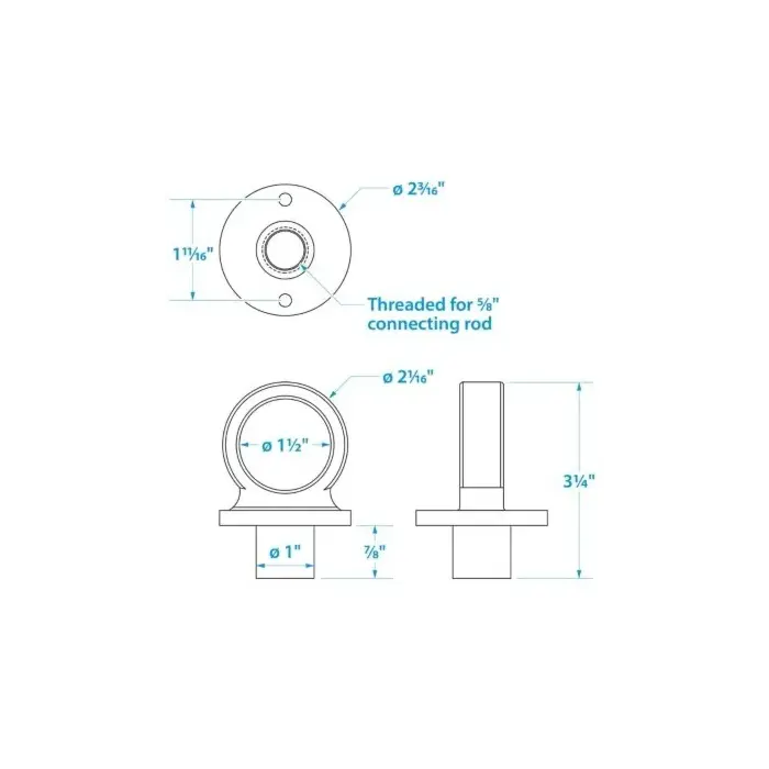Seachoice 30231 Stainless Steel Lifting Eye 1-1/2"