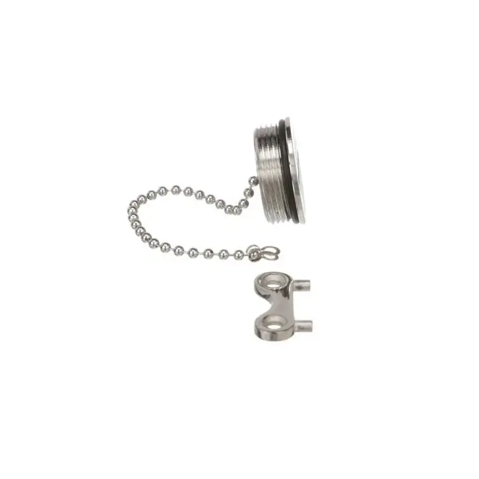 Seachoice Stainless Steel Replacement Cap For Seachoice Deck Fill 32251, 32261, 32271 or 32281