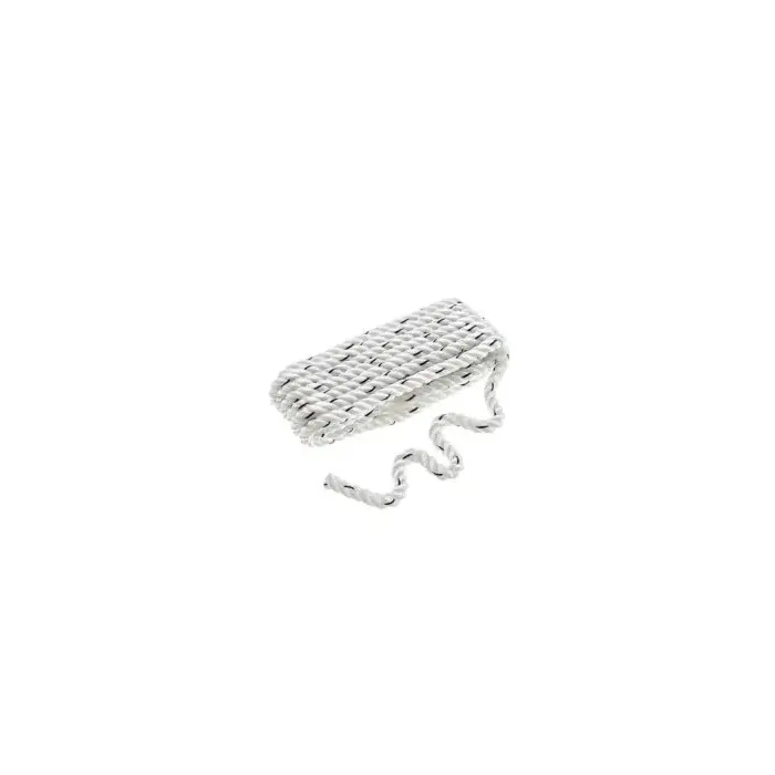Seachoice Premium 3 Strand Twisted Nylon Dock Line - White With Blue Tracer