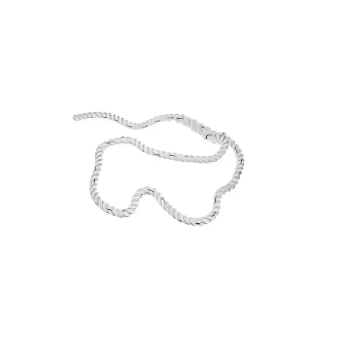 Seachoice Premium 3 Strand Twisted Nylon Dock Line - White With Blue Tracer