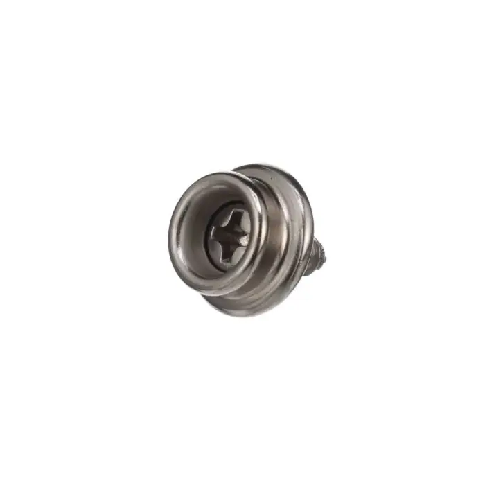 Seachoice Stainless Steel Button Stud With Tapping Screw#8 x 3/8", Qty. 40