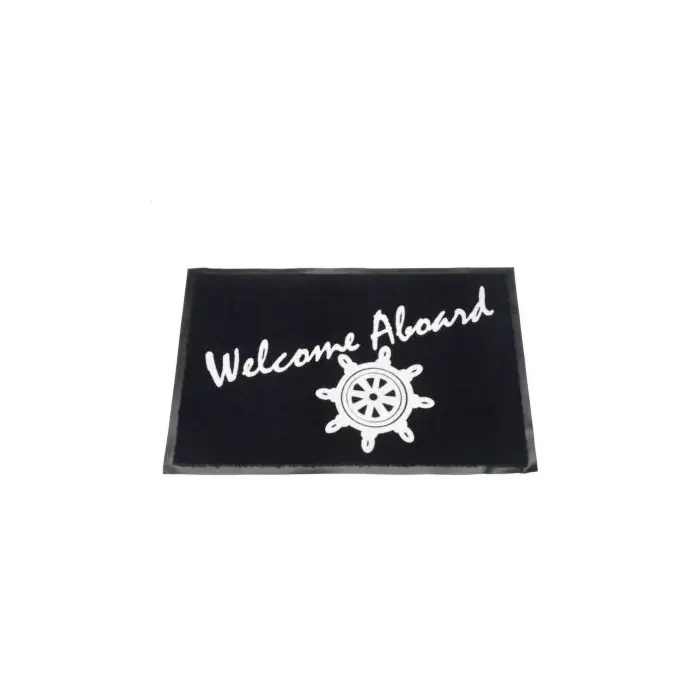 Seachoice 78180 18" x 27" Blue Welcome Aboard Mat