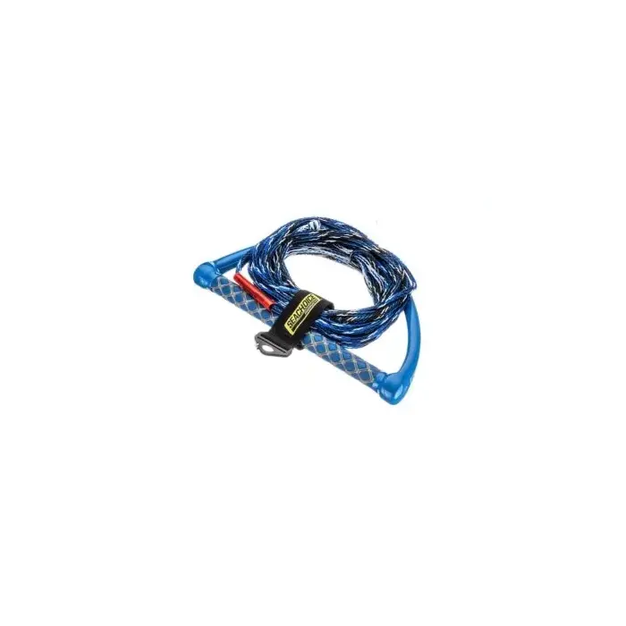 Seachoice 86724 3-Section Wakeboard Rope, 65', 15" Handle with Textured EVA Grip