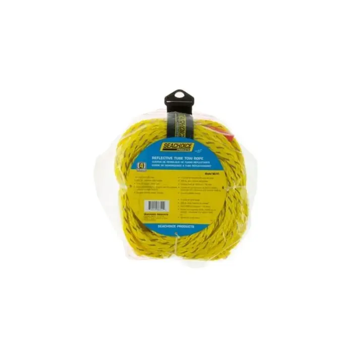 Seachoice 86741 Tube Tow Reflective Rope, 60', Tows Up to 4 Riders