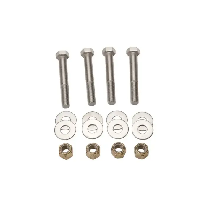 SeaStar Jack Plate Mounting Bolt Kit (Includes 4 each Stainless Steel Bolts, Brass Nylock Nuts and Washers)