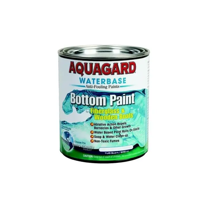 Aquagard 10001 Waterbase Antifouling Paint, Black, Qt., 6/case