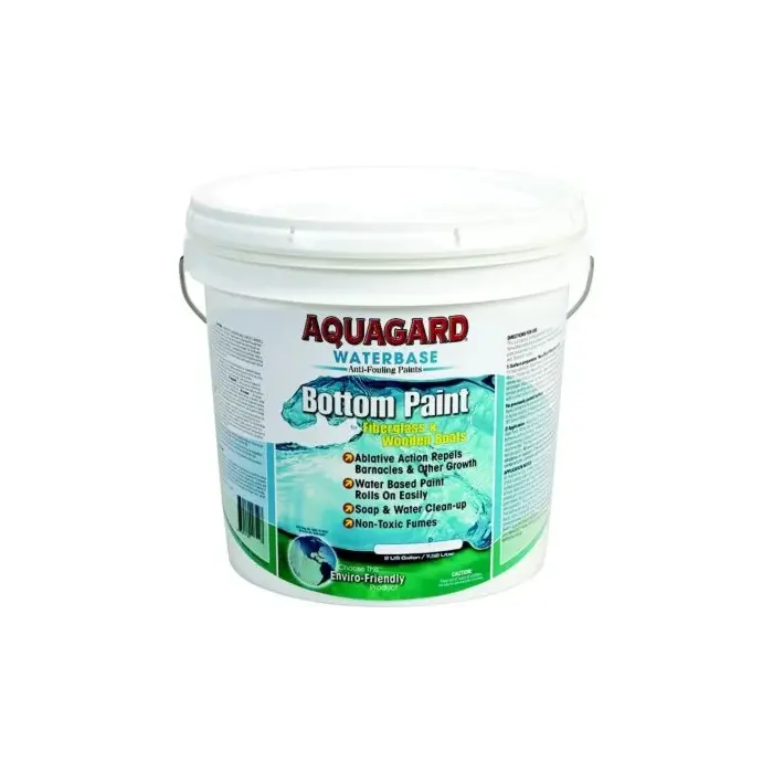 Aquagard 10201 Waterbase Antifouling Paint, Black, 2 Gallon