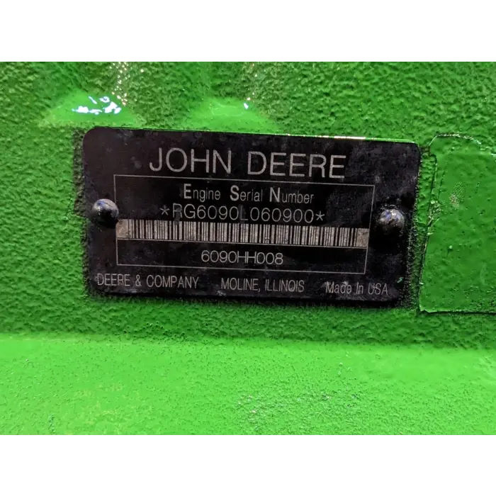 John Deere 6090 Rebuilt Engine Long Block